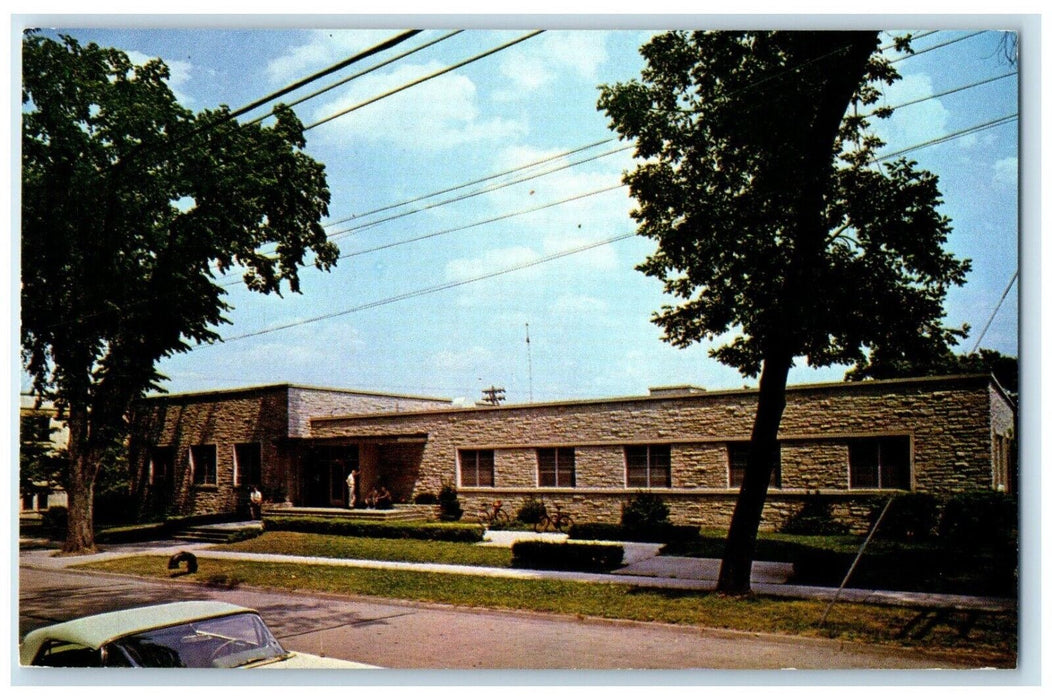 c1963 Exterior Wisconsin State College Building Whitewater Wisconsin WI Postcard