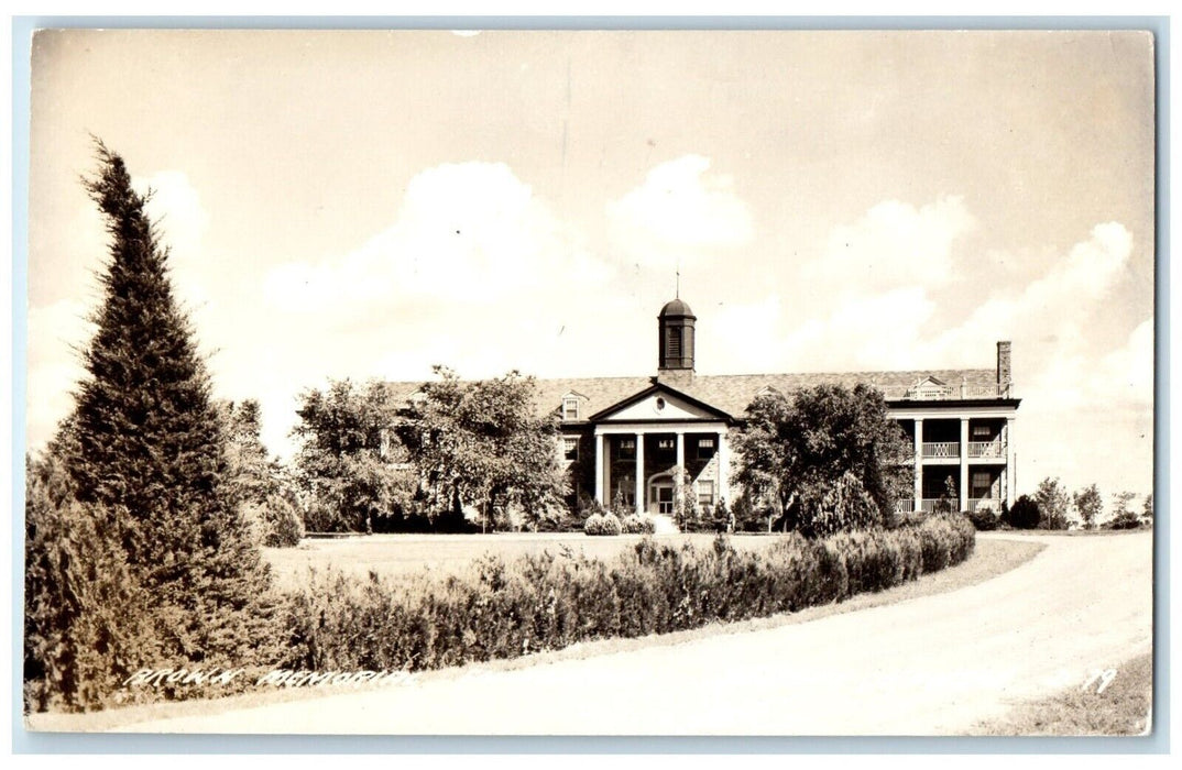c1950's Brown Memorial Building Foundation Abilene Kansas KS RPPC Photo Postcard