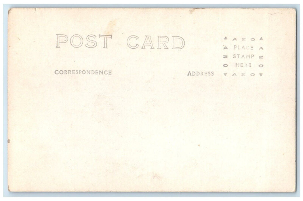 c1910's School Building Campus Moorhead Iowa IA RPPC Photo Antique Postcard