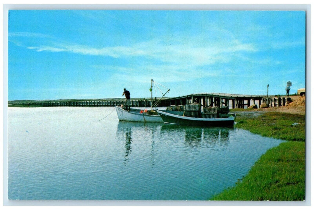 c1960 Dyke Bridge Chappaquiddick Island Martha's Vineyard Massachusetts Postcard