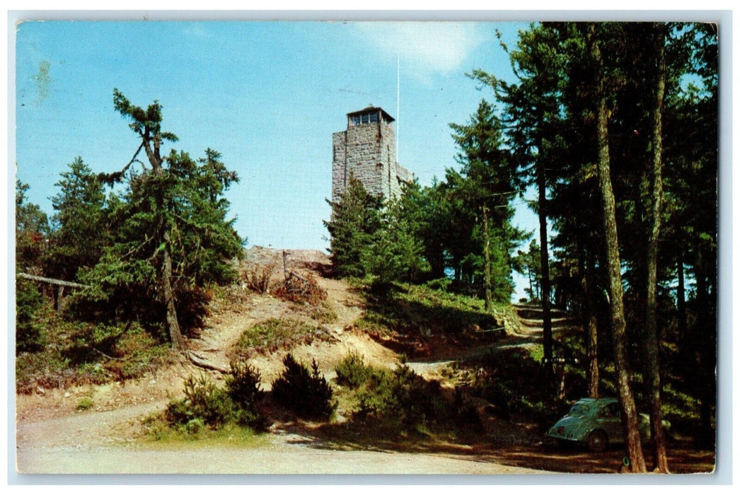 Stone Lookout Tower On Mt. Constitution San Juan Islands Anacortes WA Postcard