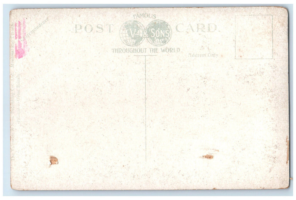 c1910 Place Viger C.P.R. Hotel and Station Montreal Quebec Canada Postcard