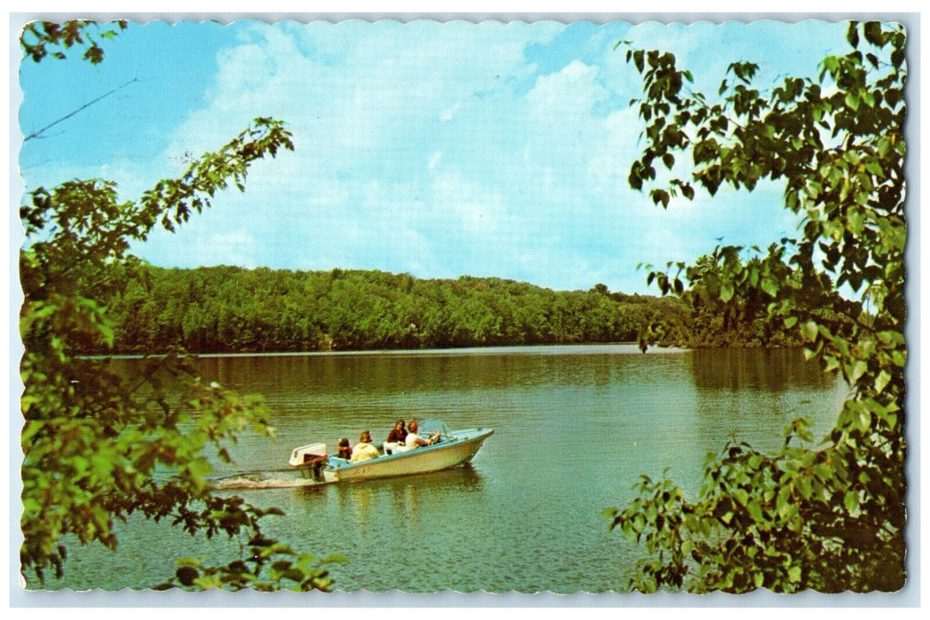 1967 Greetings from Lake Cowichan Vancouver Island BC Canada Posted Postcard