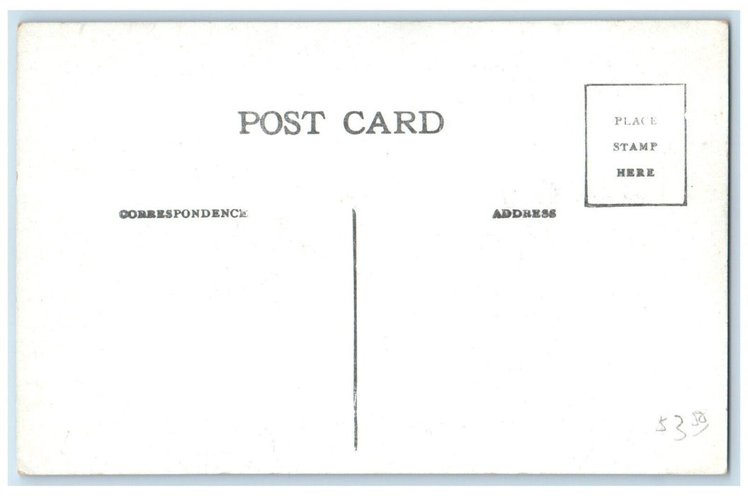 c1910's Front Street Looking West Trolley Fargo North Dakota ND Antique Postcard