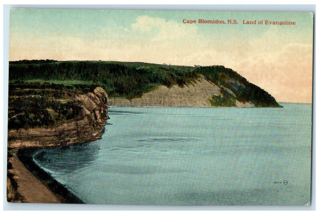 c1910 Land of Evangeline Cape Blomidon Nova Scotia Canada Antique Postcard
