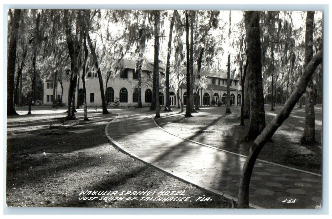 Wakulla Springs Hotel Just South Of Tallahassee Florida FL RPPC Photo Postcard