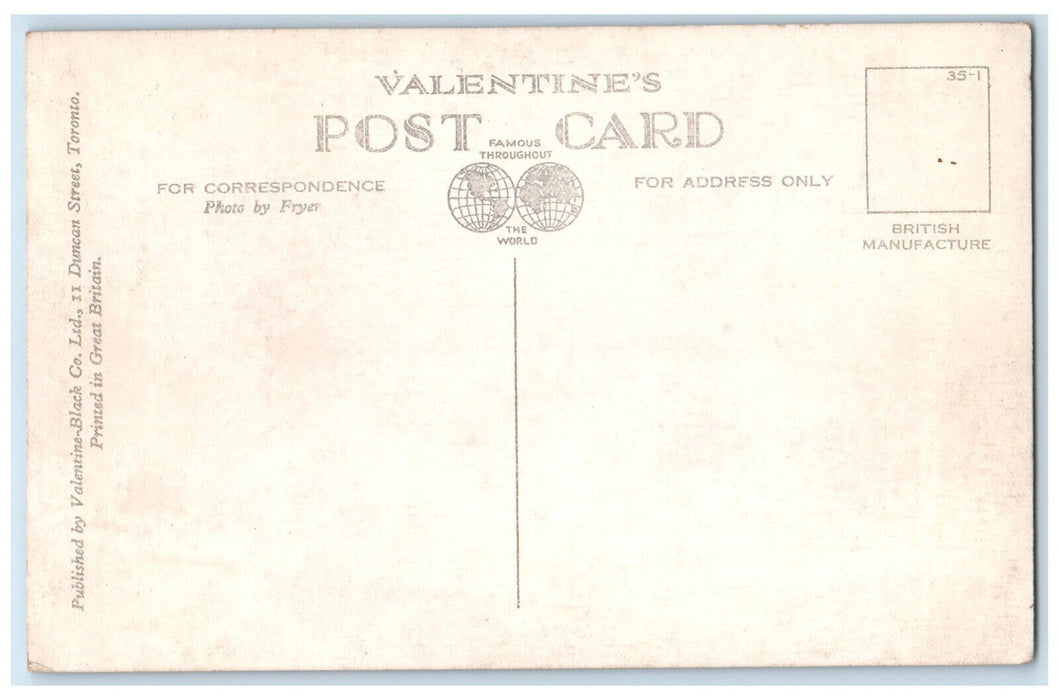 c1910 Vocational School Fort William Ontario Canada Unposted Postcard