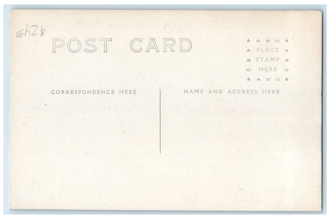c1910's Main Street Looking South Trolley Ida Grove Iowa IA RPPC Photo Postcard