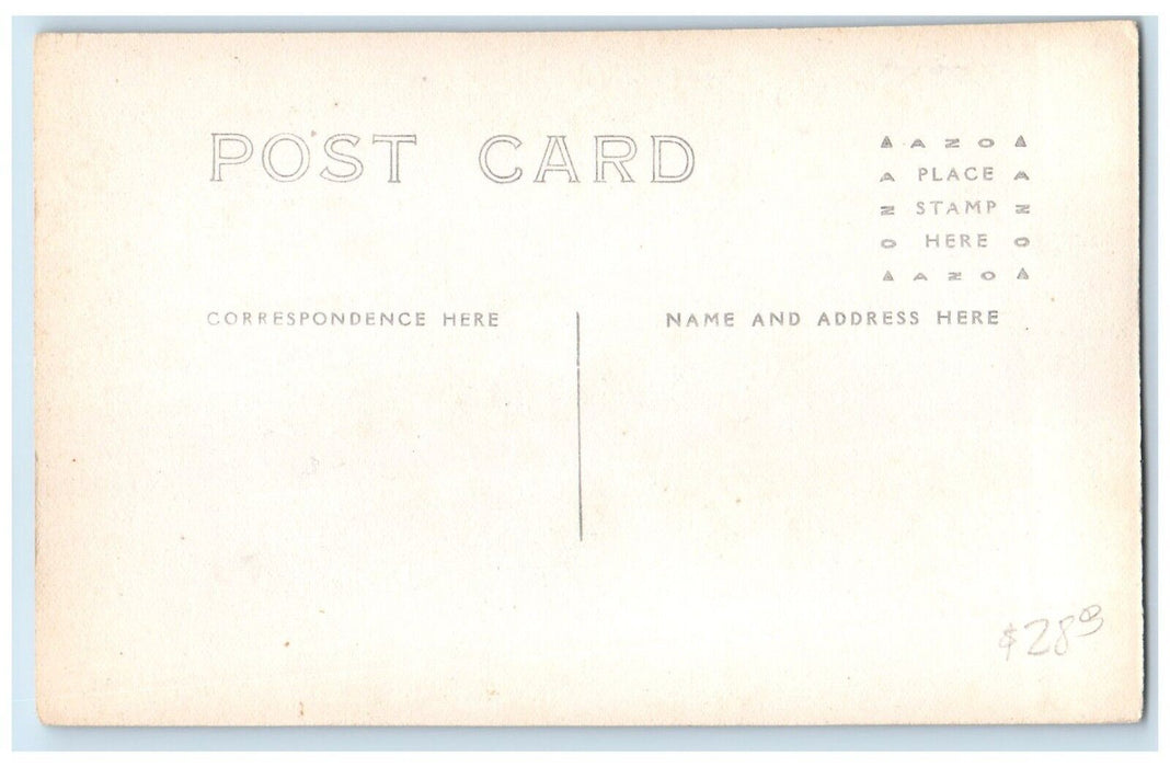 c1910's 8 Street Scene Car Dirt Road Hastings Iowa IA RPPC Photo Postcard