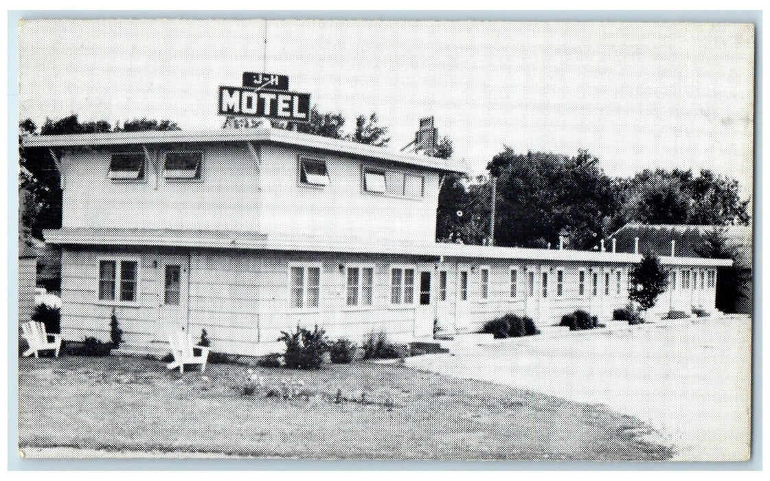 c1910's View Of JH Motel Chairs Crookston Minnesota MN Unposted Antique Postcard