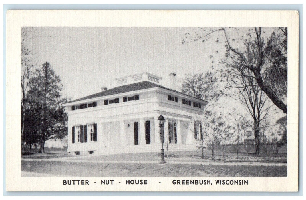 c1930's View Of Butter Nut House Greenbush Wisconsin WI Vintage Postcard