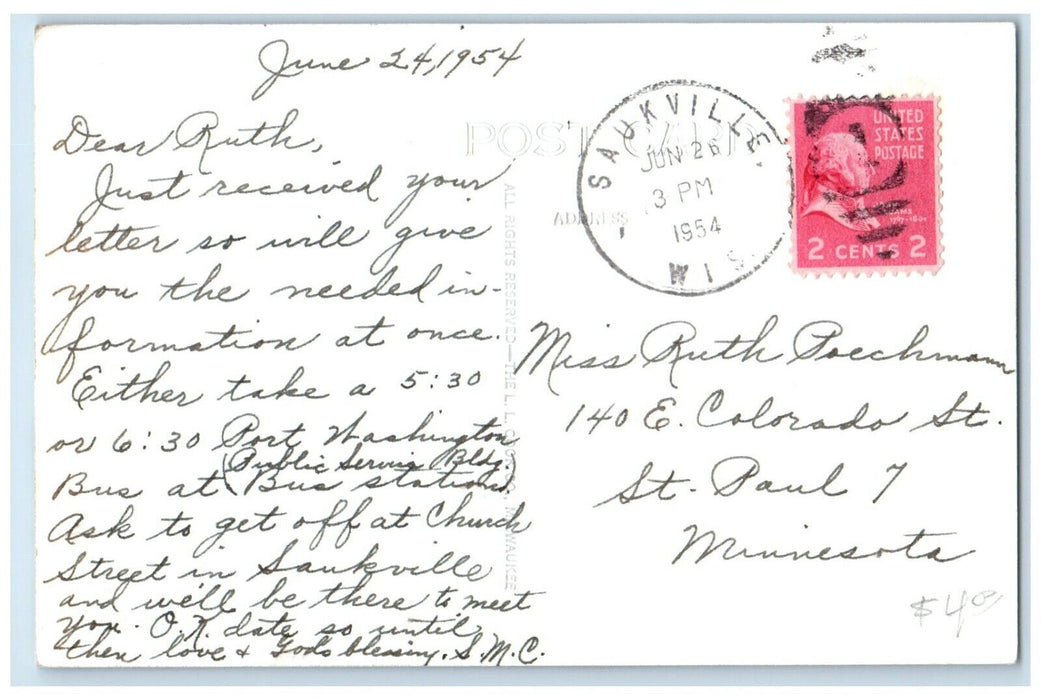Alverno College School Sisters Of St. Francis Milwaukee WI RPPC Photo Postcard