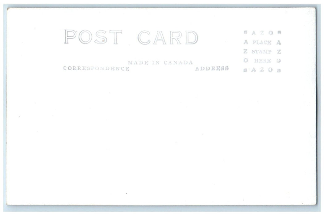 Pretty Island Camp Bear Teepee Temagami Ontario Canada RPPC Photo Postcard