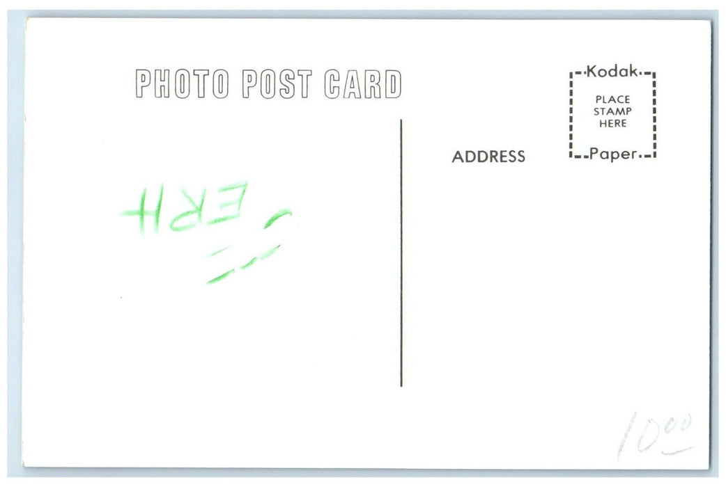 c1960's Sexton Train Depot Station Railroad Iowa IA Vintage RPPC Photo Postcard