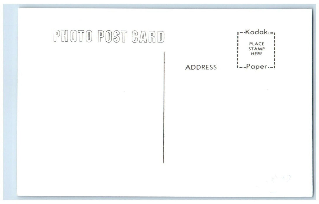 c1960's IC Depot Pomeroy Iowa Railroad Train Depot Station RPPC Photo Postcard