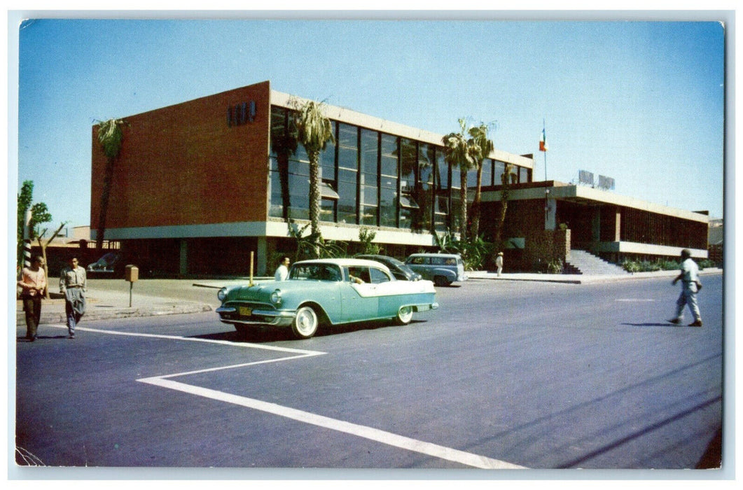 c1950's Modern Architecutural Style Post Office Tijuana Mexico Postcard