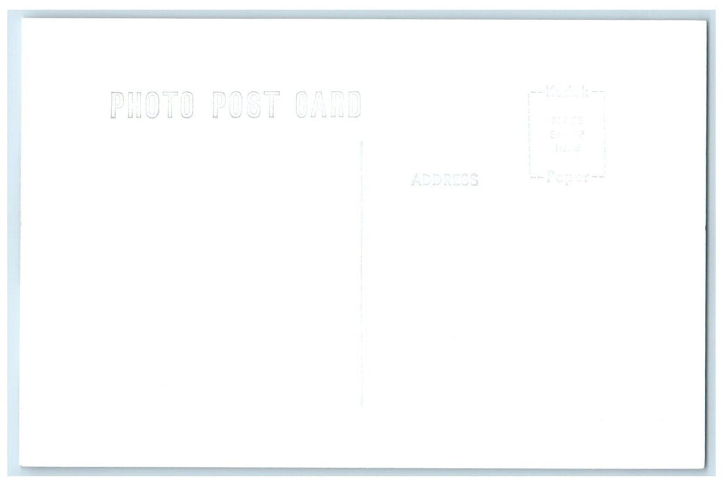 c1971 Cri&P Depot Stockton Iowa Railroad Train Depot Station RPPC Photo Postcard