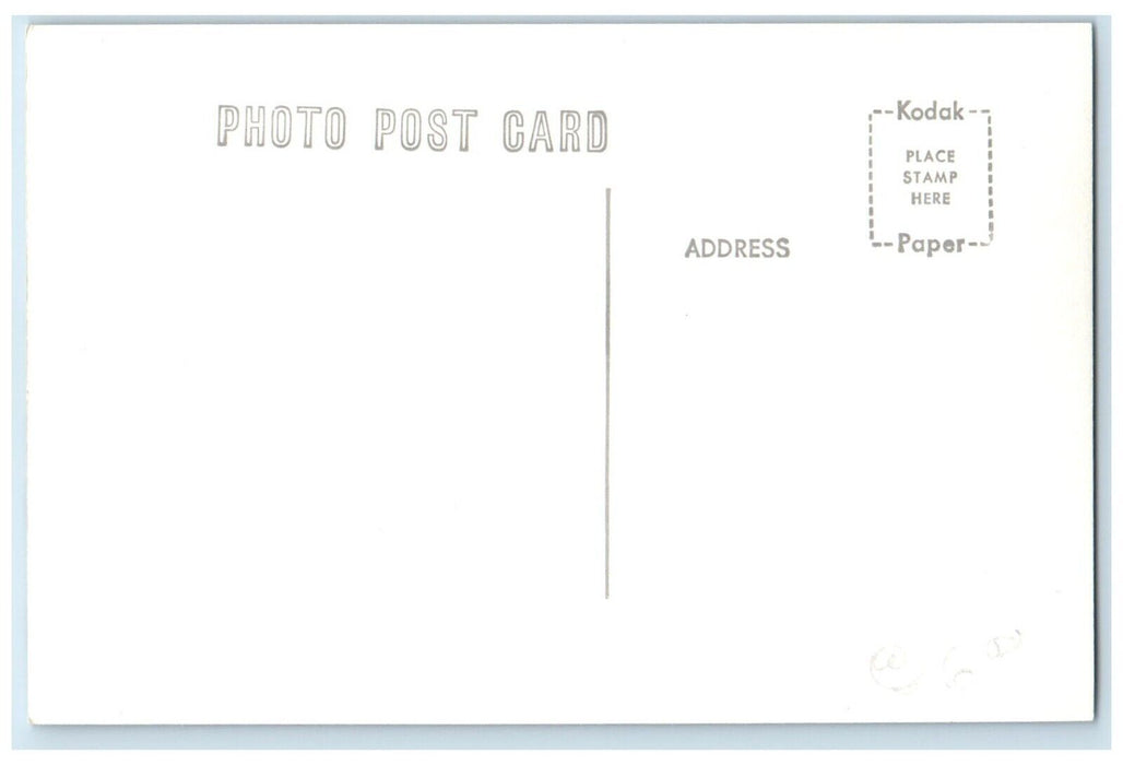 c1973 MILW Depot Hudson Iowa IA Railroad Train Depot Station RPPC Photo Postcard