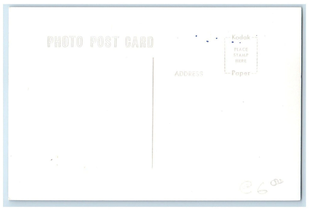 c1980 Milw Depot Hornick Iowa Railroad Train Depot Station RPPC Photo Postcard