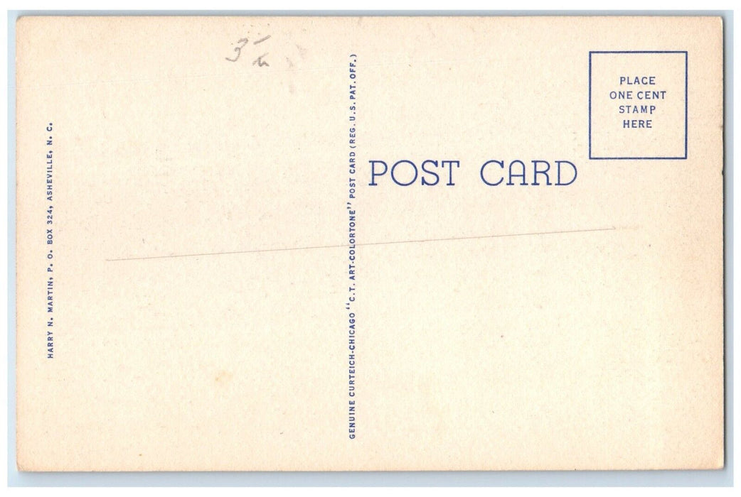 c1940 Classic Cars New Gatlinburg Inn Gatlinburg Tennessee TN Unposted Postcard