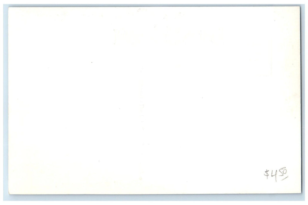Old Kaw Mission First All White School Council Grove KS RPPC Photo Postcard