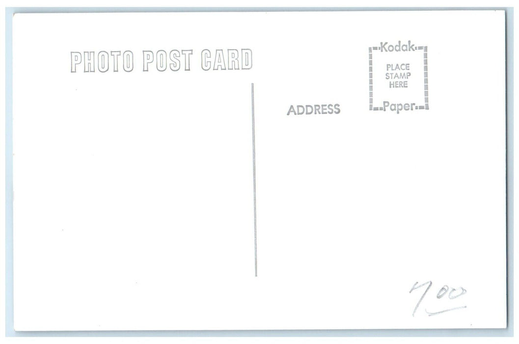 c1960 Floris Iowa IA Exterior Railroad Train Depot Station RPPC Photo Postcard