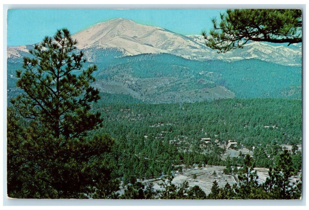 1979 Snow-capped Mountains Sierra Blanca Peak Ruidoso New Mexico Posted Postcard