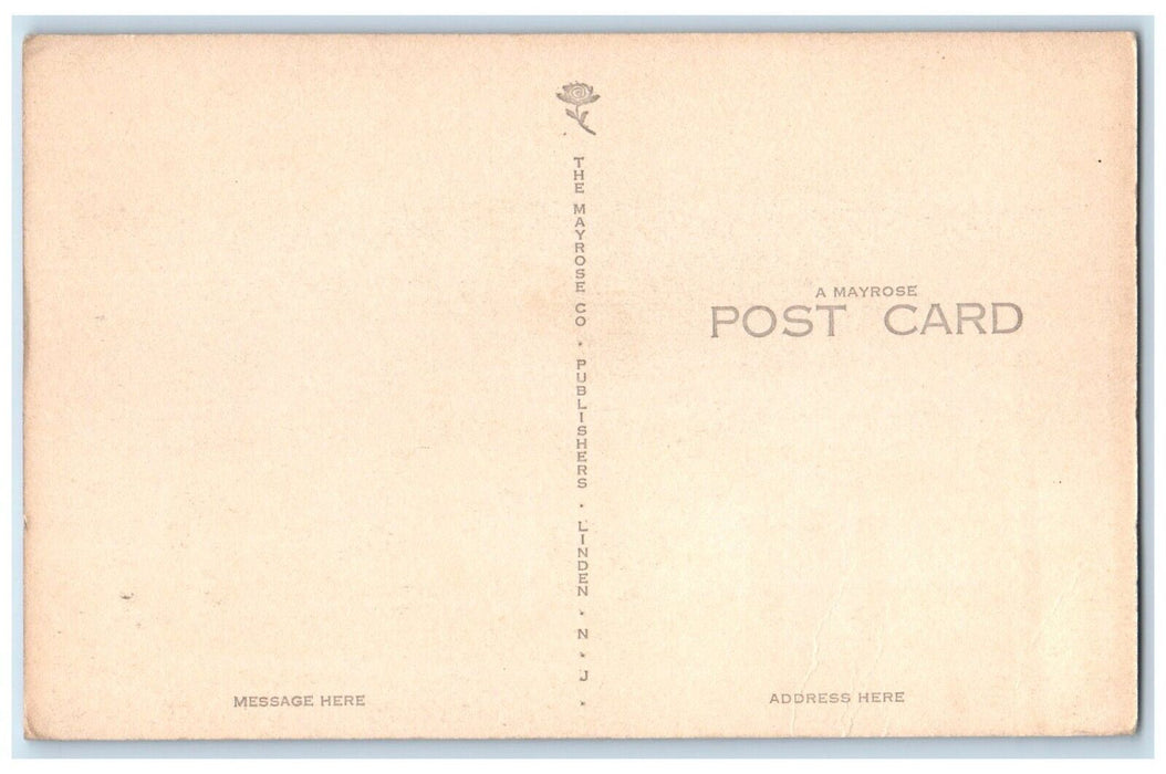 c1940 Exterior View Municipal Building Pocomoke City Maryland Mayrose Postcard