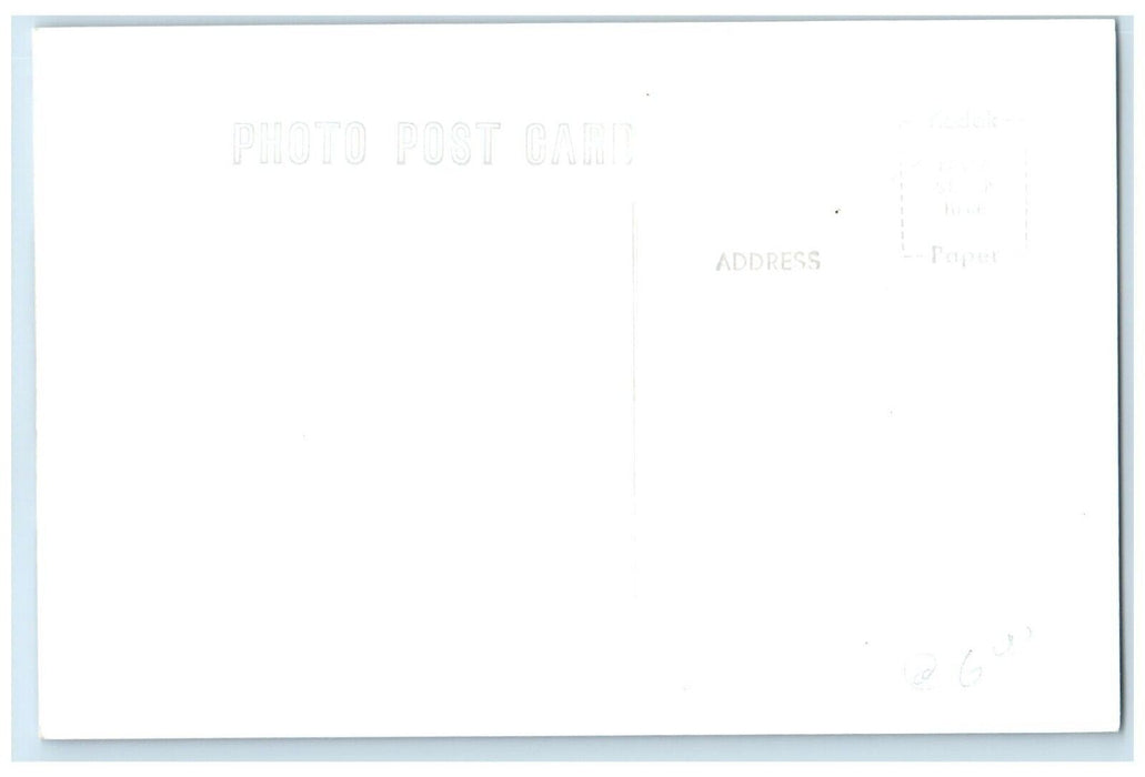 c1970 C&NW Depot Blockton Iowa Railroad Train Depot Station RPPC Photo Postcard