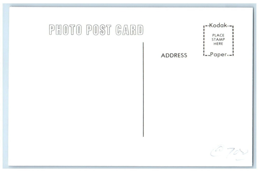 c1963 Crip Pocahontas Iowa IA Railroad Train Depot Station RPPC Photo Postcard
