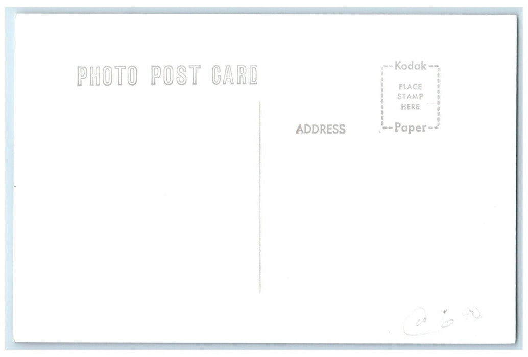 c1982 MILW Depot Calmar Iowa IA Railroad Train Depot Station RPPC Photo Postcard
