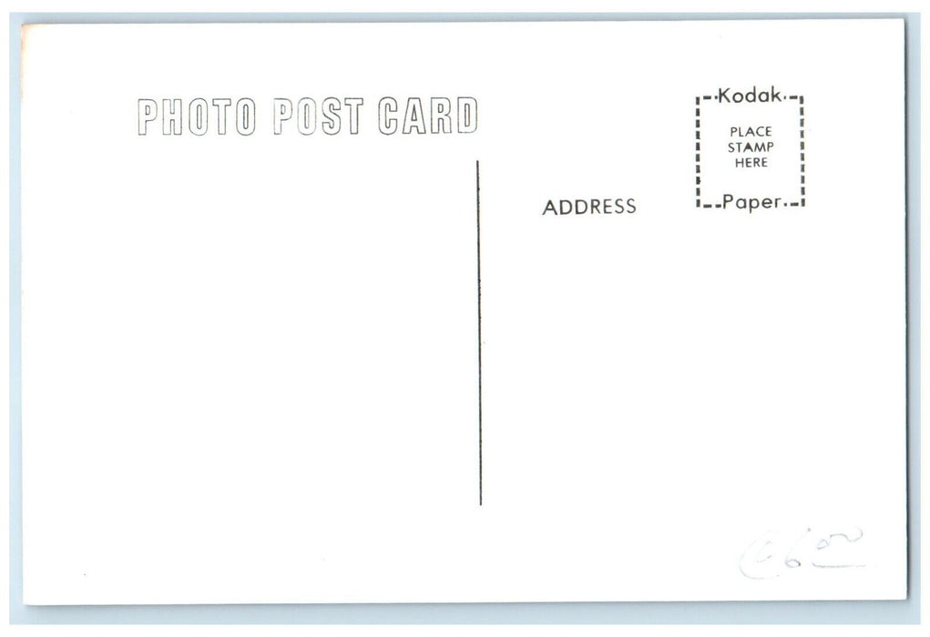 c1960's Carnforth Depot Iowa IA Railroad Train Depot Station RPPC Photo Postcard