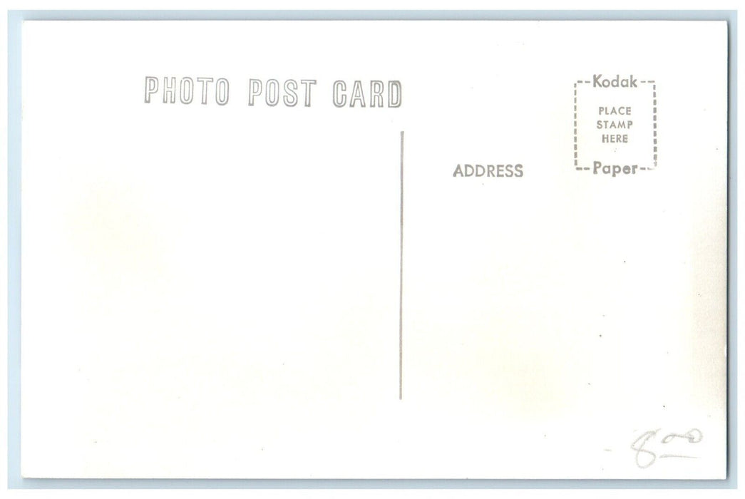 c1969 CB&P Depot Bartlett Iowa Railroad Train Depot Station RPPC Photo Postcard