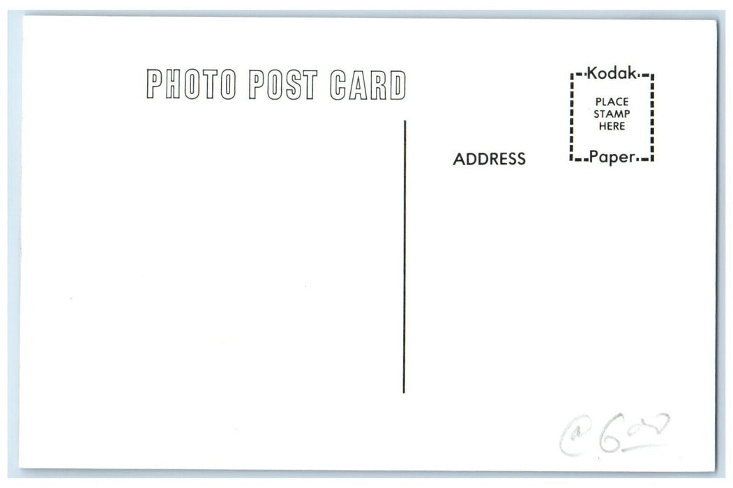c1960 CBQ Promise City Iowa IA Railroad Train Depot Station RPPC Photo Postcard