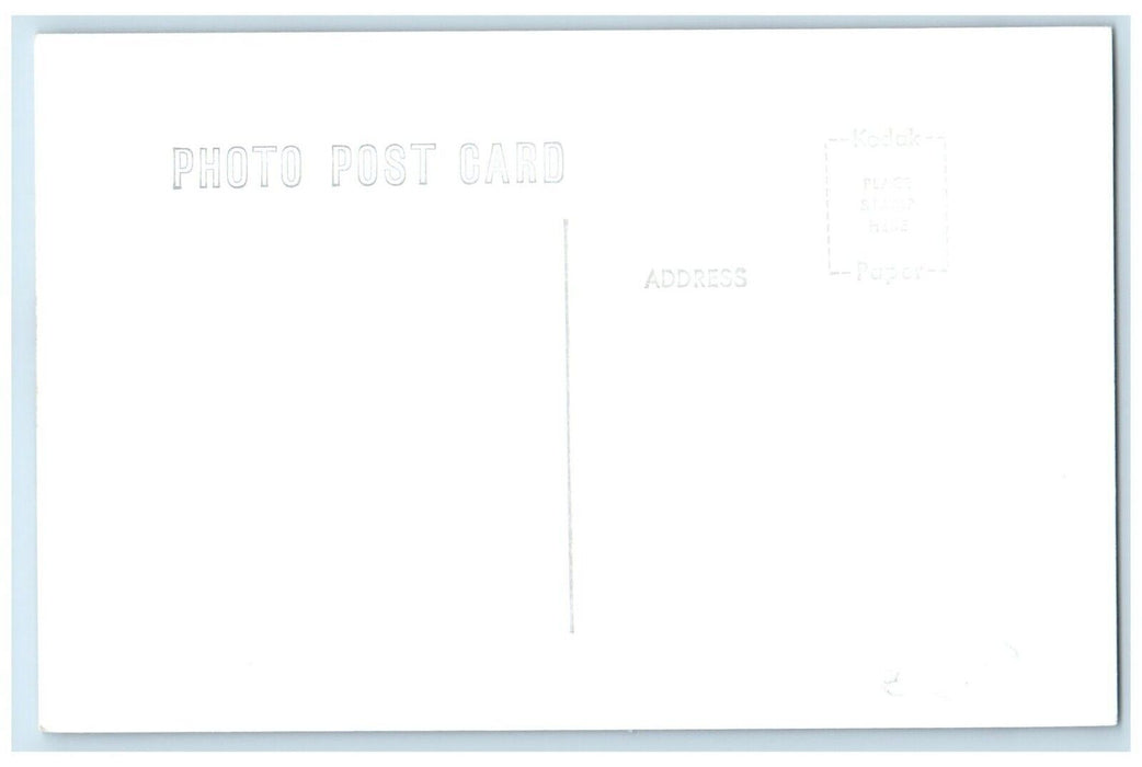 c1956 Cri&p Mitchellville Iowa Railroad Train Depot Station RPPC Photo Postcard