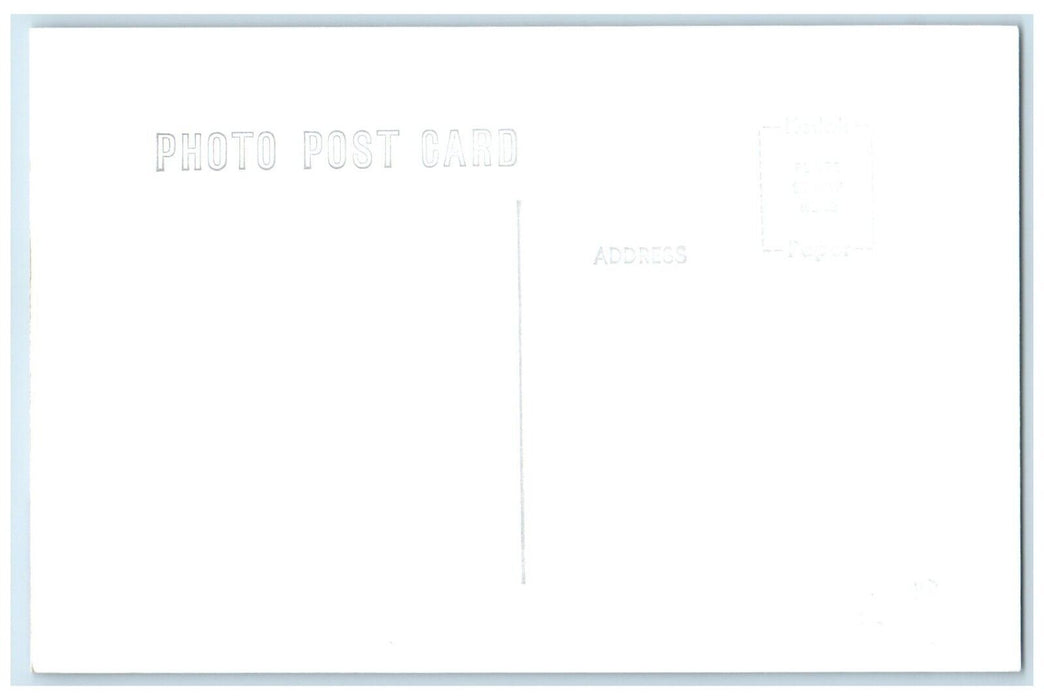 c1950 CRI&P Depot Kinross Iowa Railroad Train Depot Station RPPC Photo Postcard