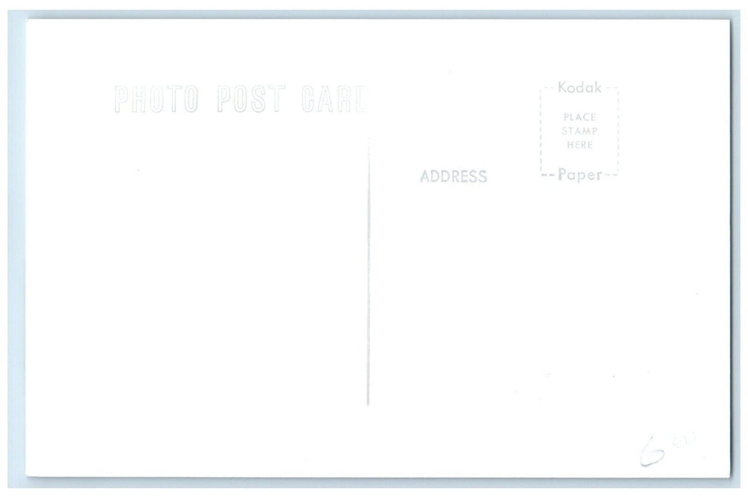 c1963 CRI&P Depot Durant Iowa Railroad Train Depot Station RPPC Photo Postcard