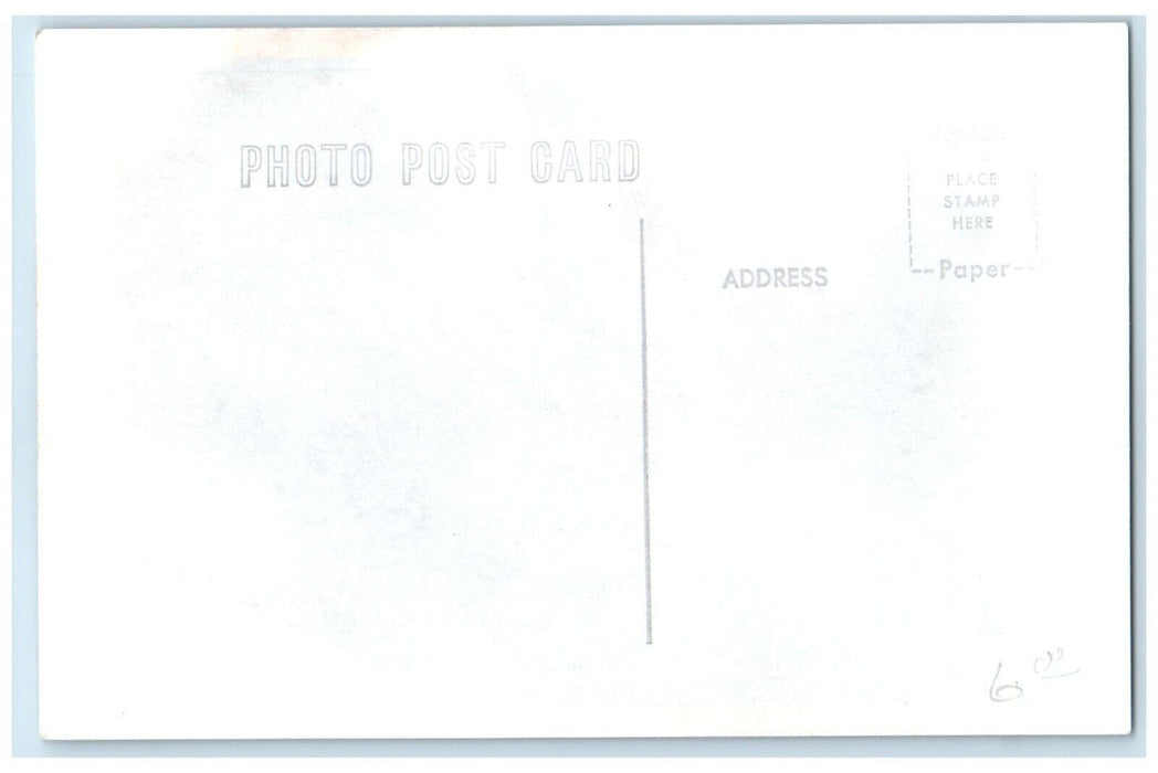 c1950 Cri&p Bentonsport Iowa IA Railroad Train Depot Station RPPC Photo Postcard
