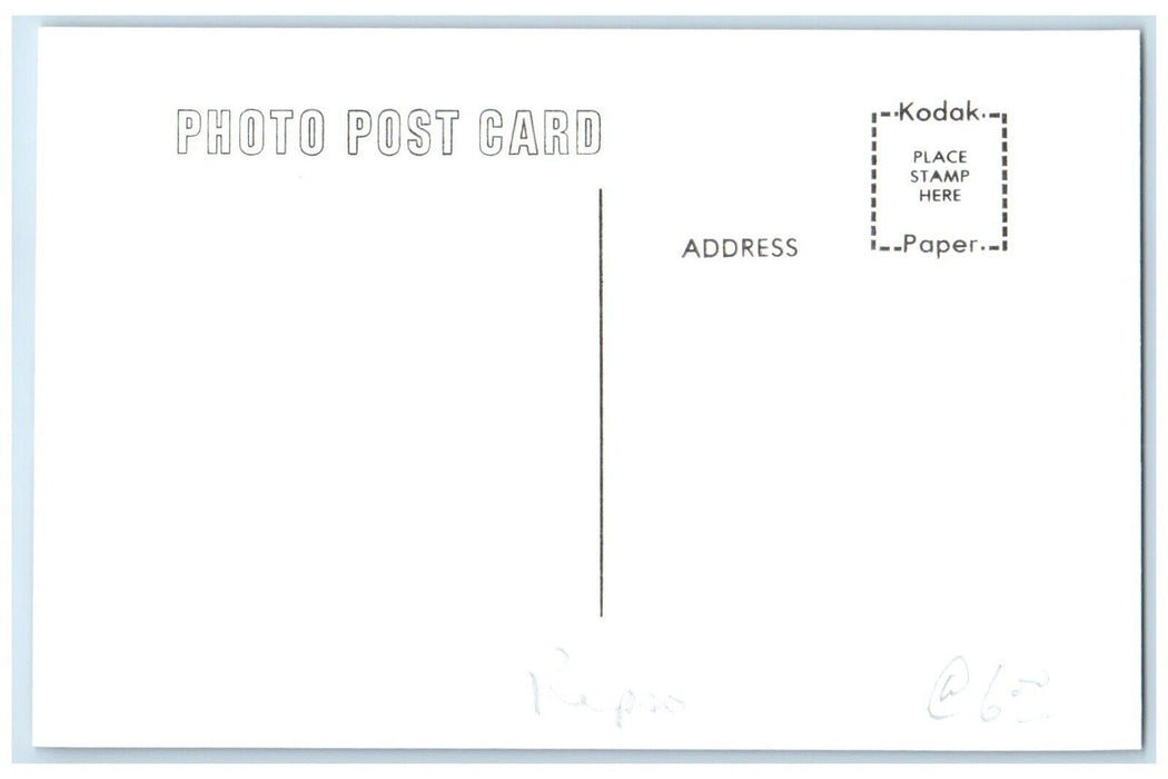 c1960  IC Depot Yetter Iowa IA Railroad Train Depot Station RPPC Photo Postcard