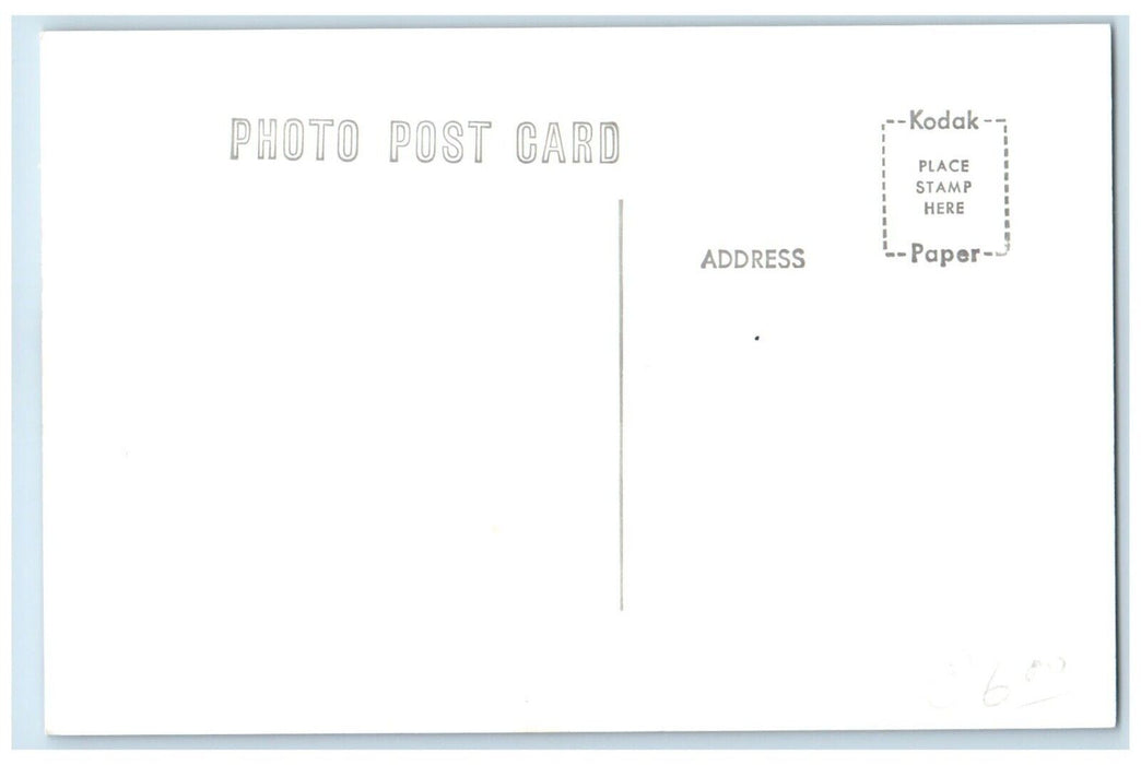 c1953 CB&Q Depot Shannon Iowa Railroad Train Depot Station RPPC Photo Postcard