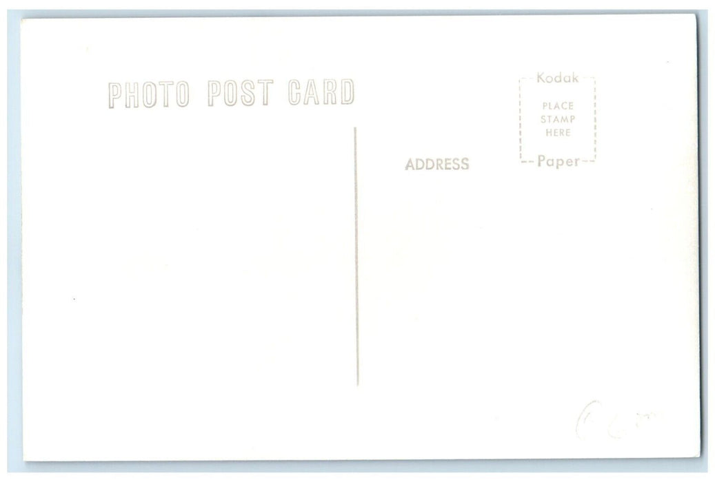 c1980 MILW Portsmouth Iowa IA Railroad Train Depot Station RPPC Photo Postcard
