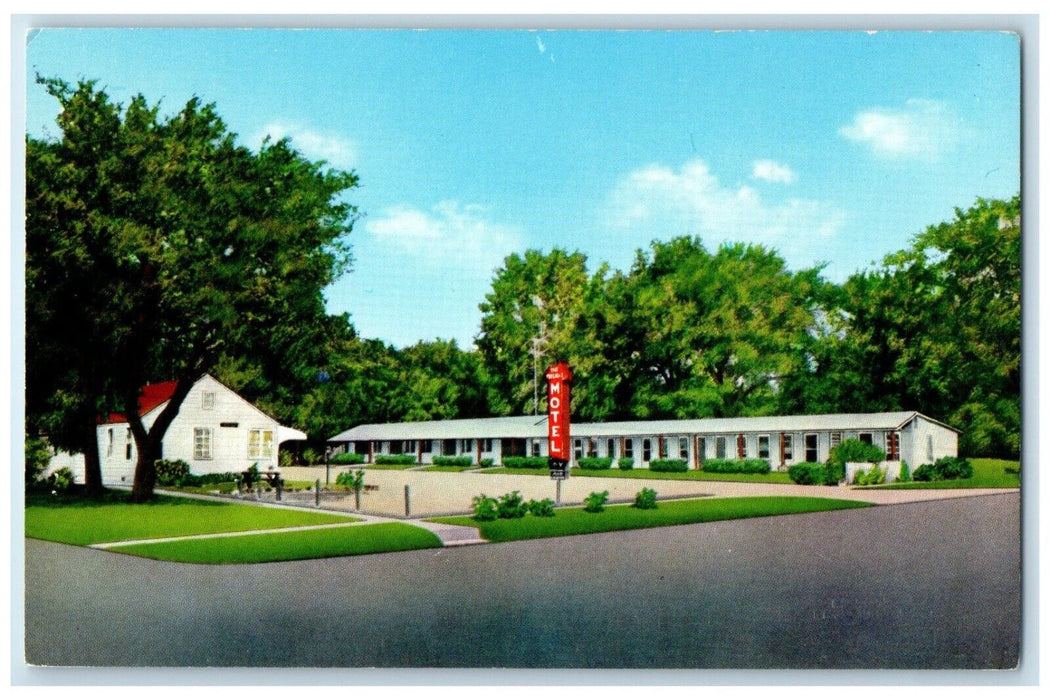 c1950's Twilight Motel Roadside Burlington Kansas KS Unposted Vintage Postcard