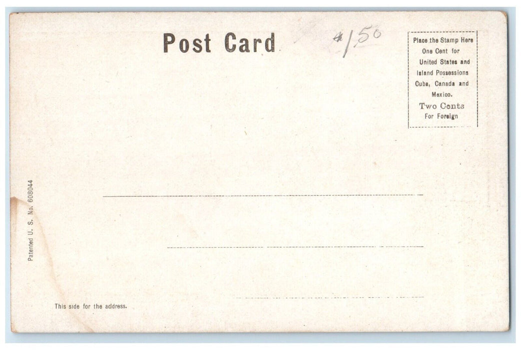 c1905 Railroad Station Main Street Tilton New Hampshire NH Antique Postcard