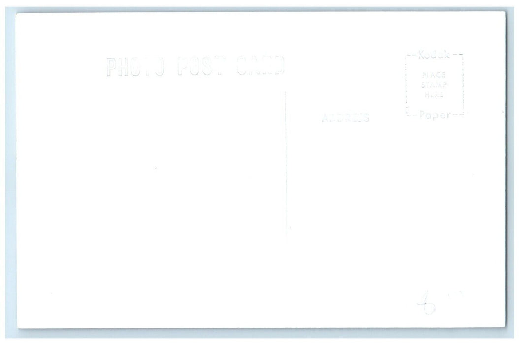 c1962 CB&Q Depot Malvern Iowa Railroad Train Depot Station RPPC Photo Postcard