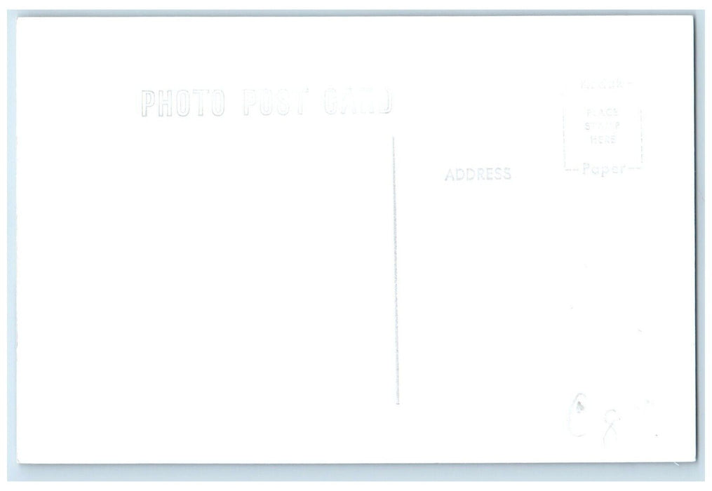 c1963 CB&P Depot Lacona Iowa IA Railroad Train Depot Station RPPC Photo Postcard