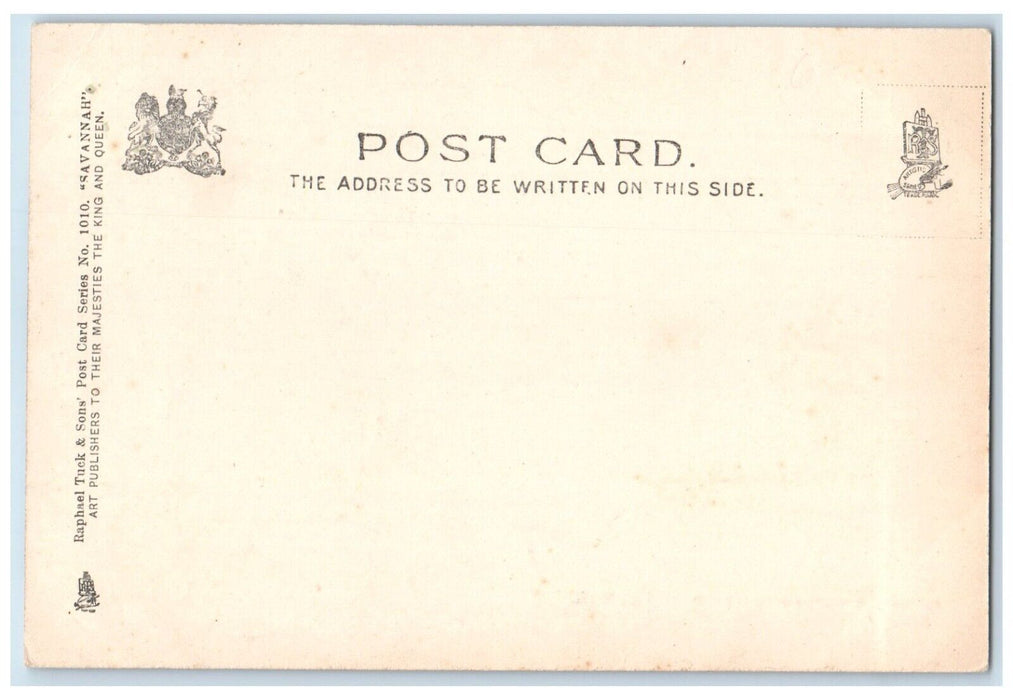 c1905 Ocean SS Co's Cotton Yard Savannah Georgia GA Tuck's Antique Postcard