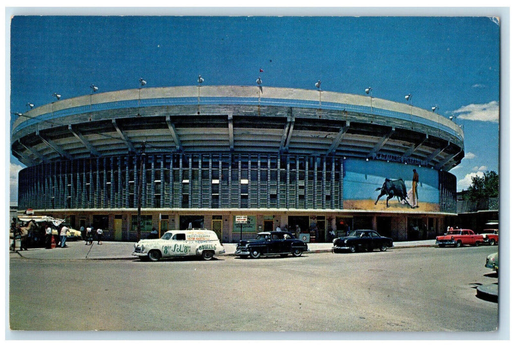 c1960's Corner of Ferrocarril Avenue Ciudad Juarez Chihuahua Mexico Postcard