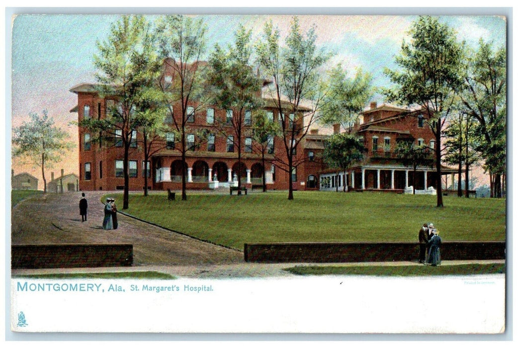 c1905 St. Margaret's Hospital Building Montgomery Alabama AL Tuck's Postcard