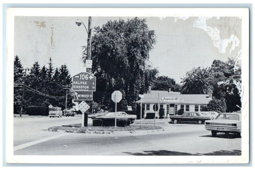 c1940 Exterior View Joppa Grill East Bridgewater Massachusetts Unposted Postcard