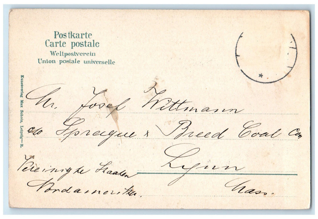 c1905 The Goltzschtal Bridge Near Netzschkau Germany Posted Postcard